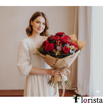 Fertig zusammengestellter Blumenstrauß Ich liebe dich