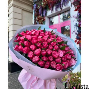 Odessa, Ukraine - Strauß mit 51 Rosen